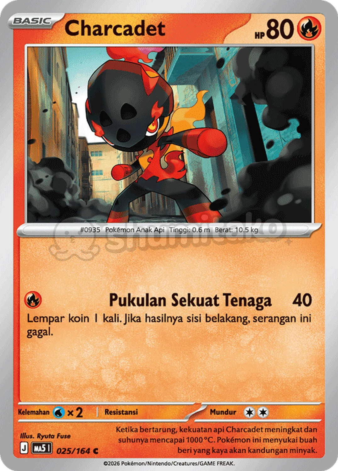 Pokemon ID MA5 Ancaman Bayangan Charcadet #025/164 C