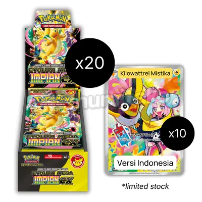 Evolusi Mega Impian ex Booster Box Case