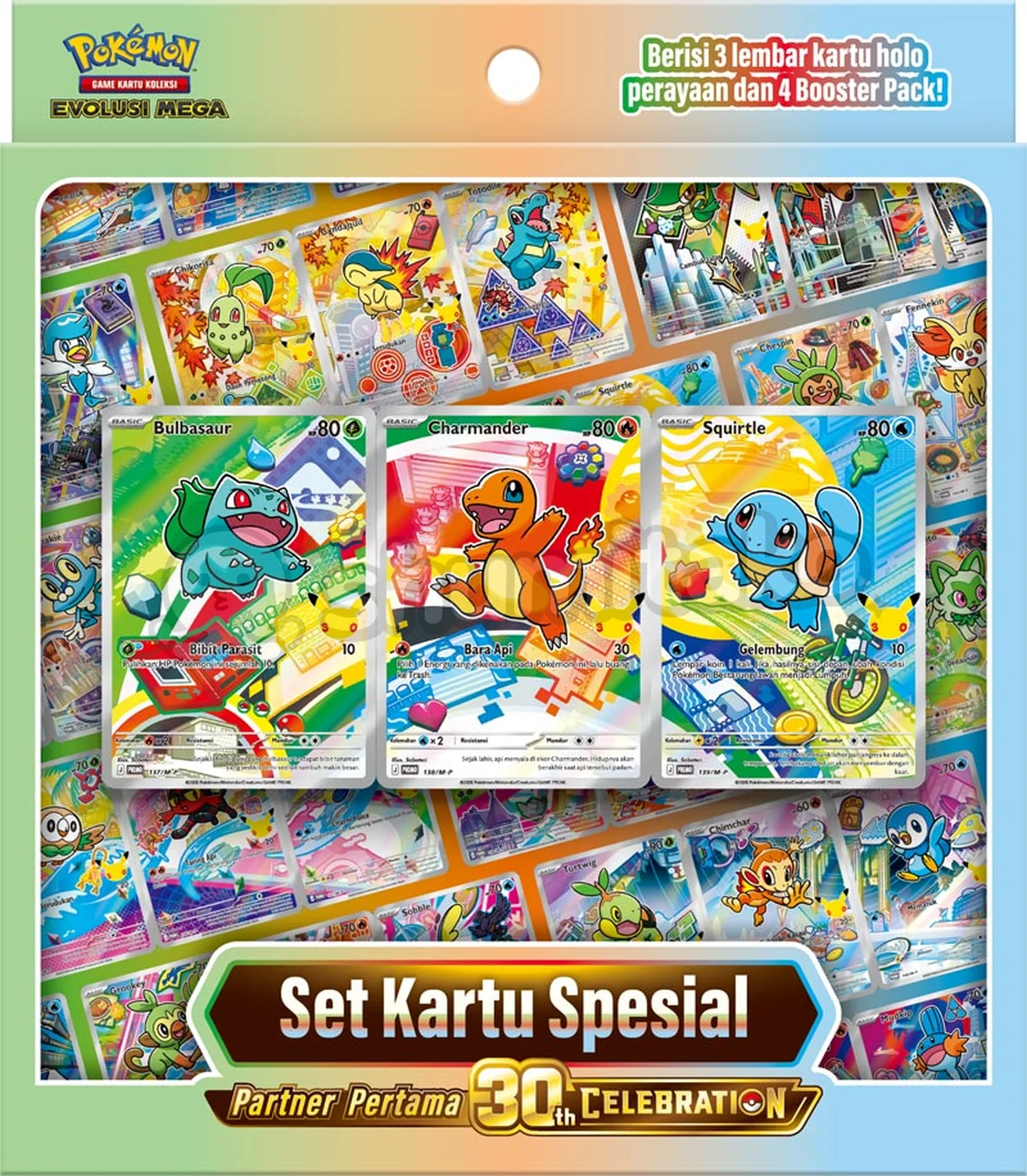 Pokemon ID MA6 30th Celebration Set Kartu Special Partner Pertama