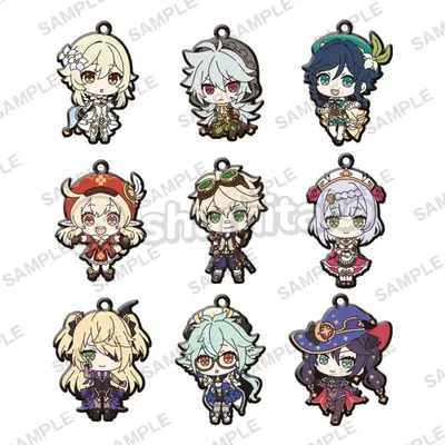 Genshin Impact Capsule Rubber Strap Vol 2