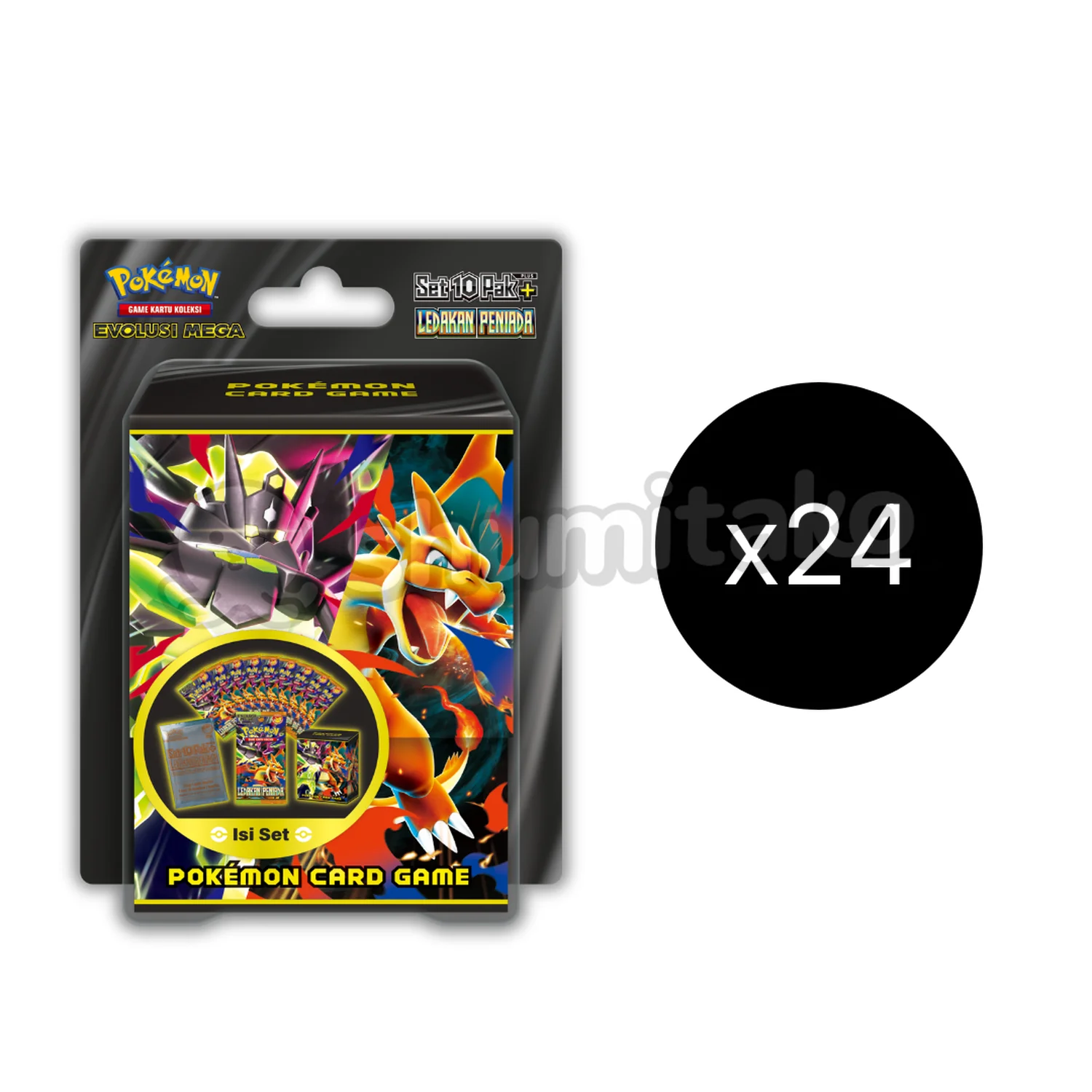 Pokemon ID Ledakan Peniada 10 Pak Plus Box Case